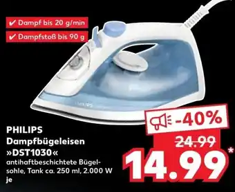 Kaufland DE Philips Dampfbügeleisen DST1030 aanbieding