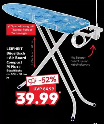Kaufland DE Leifheit Bügeltisch Air Board Compact M Plus aanbieding