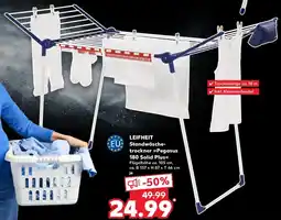 Kaufland DE Leifheit Standwäschetrockner Pegasus 180 Solid Plus aanbieding