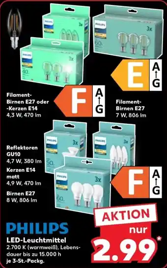 Kaufland DE Philips LED Leuchtmittel aanbieding