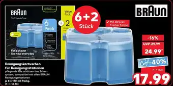 Kaufland DE Reinigungskartuschen für Reinigungsstationen aanbieding