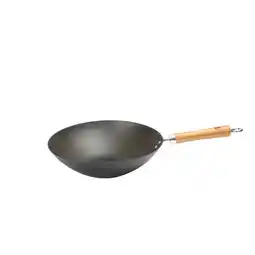 Joybuy School of Wok 10.5/27cm Pre-Seasoned Carbon Steel Wok aanbieding