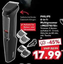 Kaufland DE Philips 6 in 1 Multigroomer MG3710/15 aanbieding