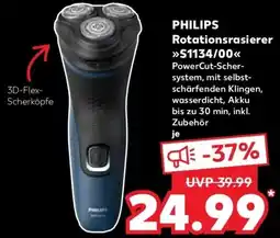 Kaufland DE Philips Rotationsrasierer S1134/00 aanbieding