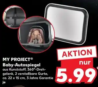 Kaufland DE My Project Baby Autospiegel aanbieding