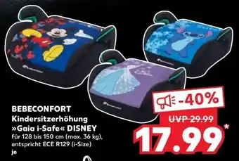 Kaufland DE Bebeconfort Kindersitzerhöhung Gaia i-Safe aanbieding