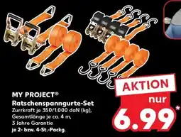 Kaufland DE My Project Ratschenspanngurte Set aanbieding