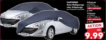 Kaufland DE Cartrend Auto Halbgarage oder Vollgarage aanbieding