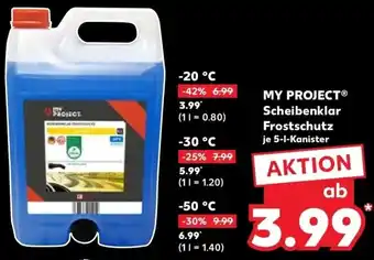 Kaufland DE My Project Scheibenklar Frostschutz -20°C aanbieding