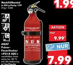 Kaufland DE ANAF Pulver Feuerlöscher PS1-X ABC aanbieding