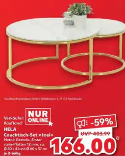 Kaufland DE Hela Couchtisch-Set Joel aanbieding
