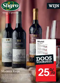 Sligro Muriel Crianza aanbieding