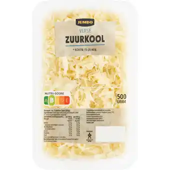Jumbo Jumbo Verse Zuurkool 500 g aanbieding