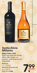 Sligro Santa Alicia Millantu aanbieding