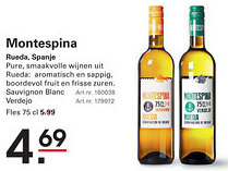 Sligro Montespina Rueda, Spanje aanbieding