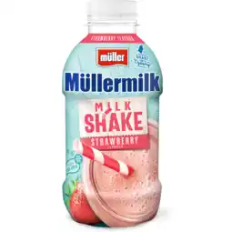 Jumbo Müller Müllermilk Milkshake Strawberry Flavour 400 g aanbieding