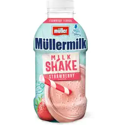 Jumbo Müller Müllermilk Milkshake Strawberry Flavour 400 g aanbieding