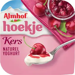 Jumbo Almhof Hoekje Kers Naturel Yoghurt 150 g aanbieding
