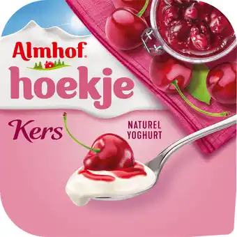 Jumbo Almhof Hoekje Kers Naturel Yoghurt 150 g aanbieding