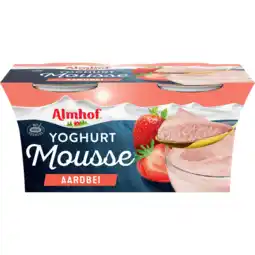 Jumbo Almhof yoghurtmousse aardbei 2 x 95 g aanbieding