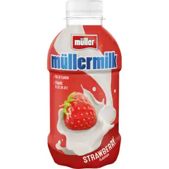 Jumbo Müller Müllermilk Strawberry Flavour 400 g aanbieding