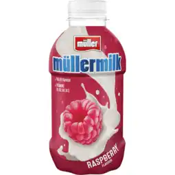 Jumbo Müller Müllermilk Raspberry Flavour 400 g aanbieding