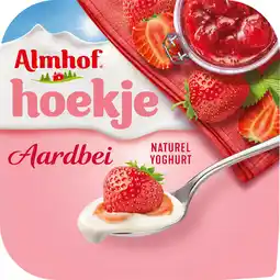 Jumbo Almhof Hoekje Aardbei Naturel Yoghurt 150 g aanbieding
