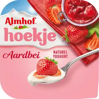 Jumbo Almhof Hoekje Aardbei Naturel Yoghurt 150 g aanbieding