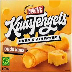 Jumbo Topking KaasTengels Oven & Airfryer Oude Kaas 10 Stuks 150 g aanbieding