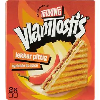 Jumbo Topking VlamTosti's Lekker Pittig 2 Stuks 240 g aanbieding