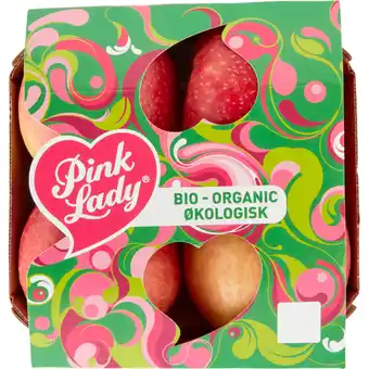 Jumbo Pink Lady Biologische Appels 4 Stuks aanbieding