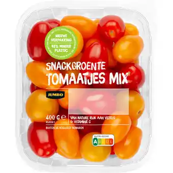 Jumbo Jumbo Snackgroente Tomaatjes Mix 400 g aanbieding