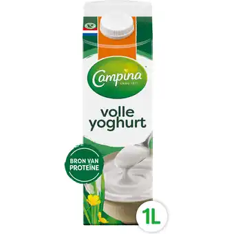 Jumbo Campina Volle Yoghurt 1 L aanbieding