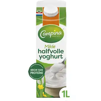 Jumbo Campina Milde Halfvolle Yoghurt 1 L aanbieding