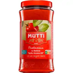 Jumbo Mutti Pastasaus Basilico 400g aanbieding