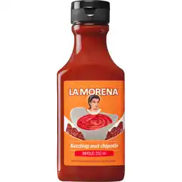 Jumbo La Morena Ketchup met Chipotle 250ML aanbieding