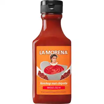 Jumbo La Morena Ketchup met Chipotle 250ML aanbieding