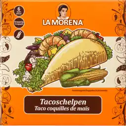 Jumbo La Morena Taco Schelpen Naturel 6 Stuks aanbieding