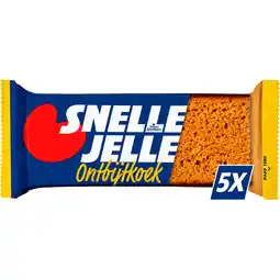 Jumbo Snelle Jelle (Te) Krachtige Ontbijtkoek 5 Stuks 275 g aanbieding