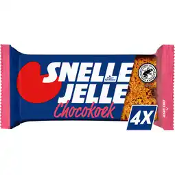 Jumbo Snelle Jelle (Te) Krachtige Chocokoek 4 Stuks 214 g aanbieding