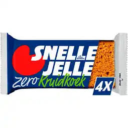 Jumbo Snelle Jelle Zero Kruidkoek 4 Stuks 168 g aanbieding