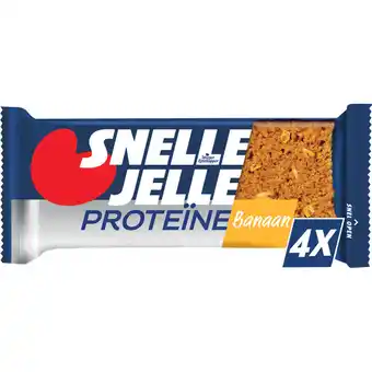 Jumbo Snelle Jelle Proteïne Banaan Kruidkoek 4 Repen 200 g aanbieding