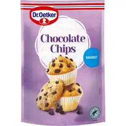 Jumbo Dr. Oetker Chocolate Chips Cupcake Taart Decoratie 100 g aanbieding