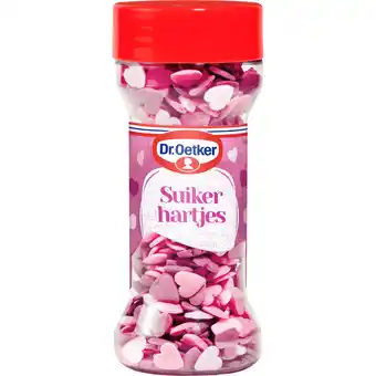 Jumbo Dr. Oetker Suikerhartjes Taart Versiering 40 g aanbieding
