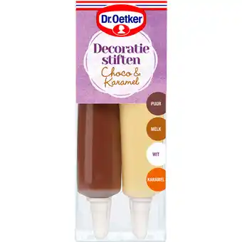 Jumbo Dr. Oetker Decoratiestiften choco & karamel 76 g aanbieding