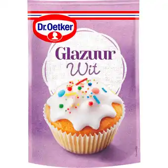 Jumbo Dr. Oetker Glazuur Wit Taart Versiering 125 g aanbieding