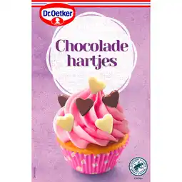 Jumbo Dr. Oetker Chocoladehartjes versiering 45 g aanbieding