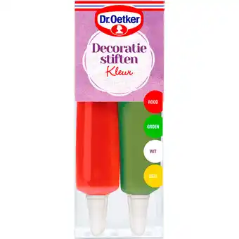 Jumbo Dr. Oetker Decoratie Stiften Kleur 76 g aanbieding