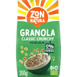 Jumbo Zonnatura Granola Classic Crunchy Bio 350 g aanbieding