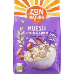 Jumbo Zonnatura Bio Muesli Noten en Zaden 375 g aanbieding